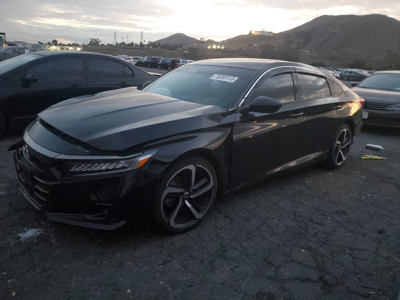 HONDA ACCORD 2021 1hgcv1f34ma110511