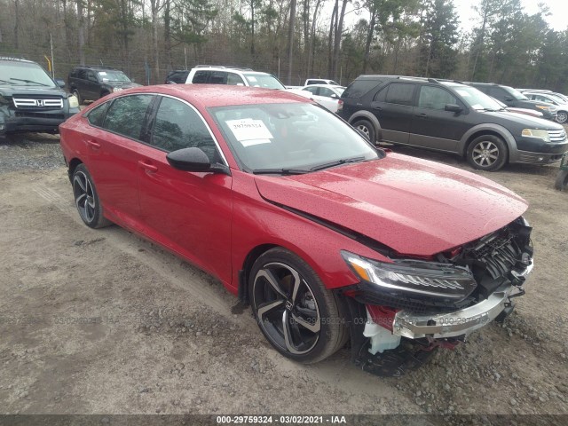 HONDA ACCORD SEDAN 2021 1hgcv1f35ma017271