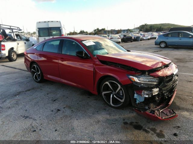 HONDA ACCORD SEDAN 2021 1hgcv1f35ma082010