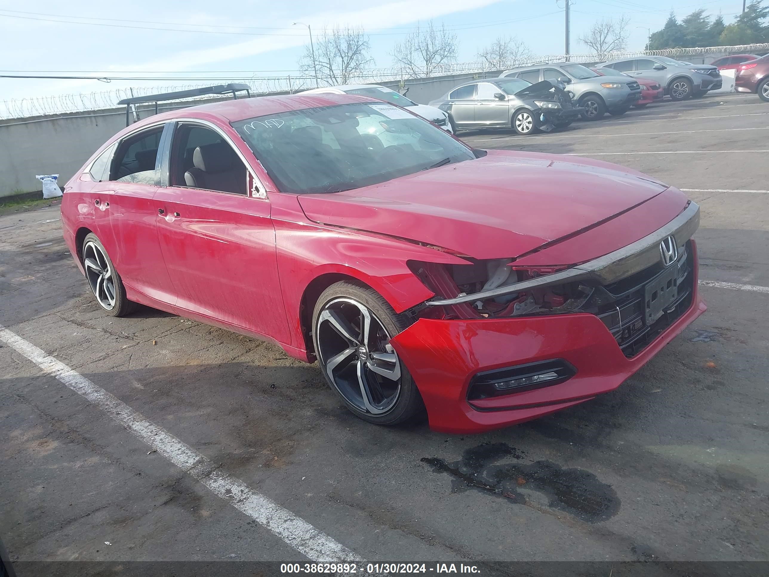 HONDA ACCORD 2020 1hgcv1f36la116048