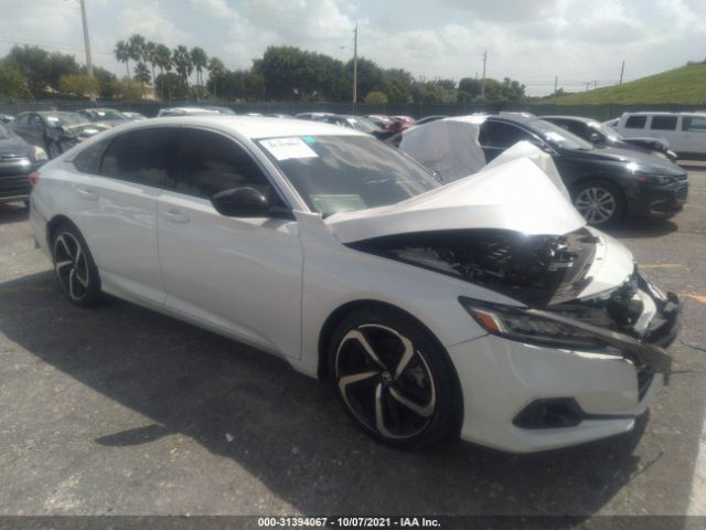 HONDA ACCORD SEDAN 2021 1hgcv1f36ma081254