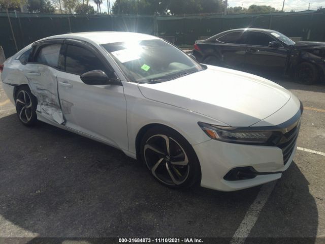 HONDA ACCORD SEDAN 2021 1hgcv1f37ma055293