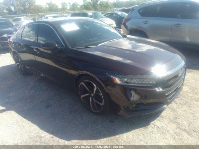 HONDA ACCORD SEDAN 2021 1hgcv1f37ma065340