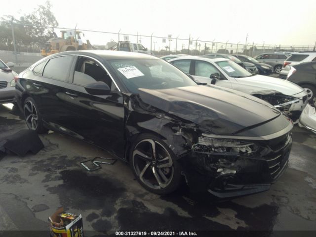 HONDA ACCORD SEDAN 2021 1hgcv1f37ma090996