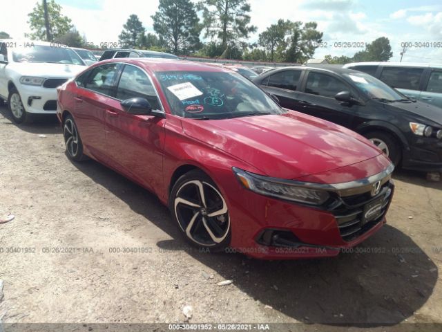 HONDA ACCORD SEDAN 2021 1hgcv1f38ma004109