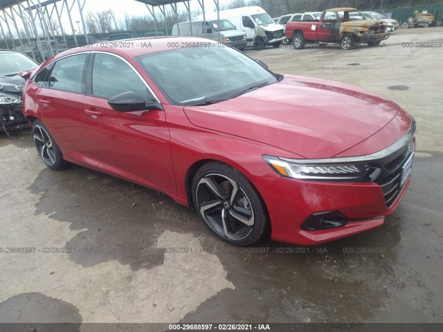 HONDA ACCORD SEDAN 2021 1hgcv1f38ma017250