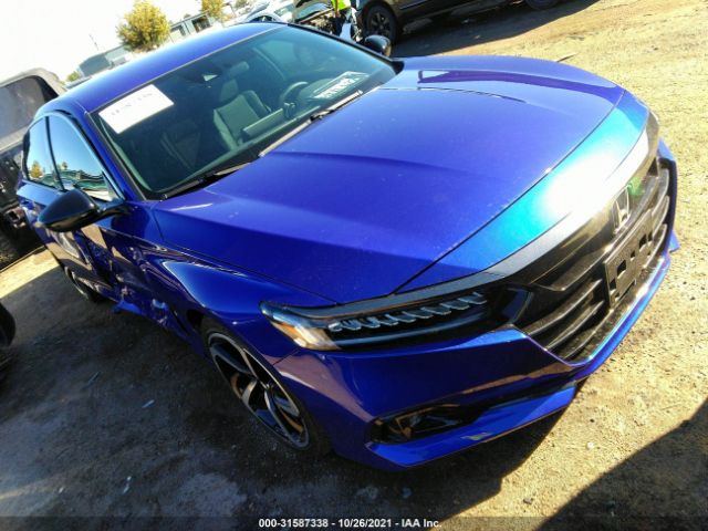 HONDA ACCORD SEDAN 2021 1hgcv1f38ma081076