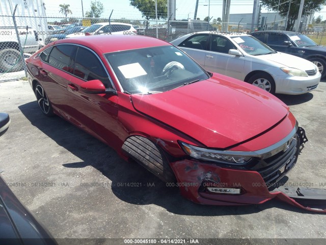 HONDA ACCORD SEDAN 2018 1hgcv1f39ja256494