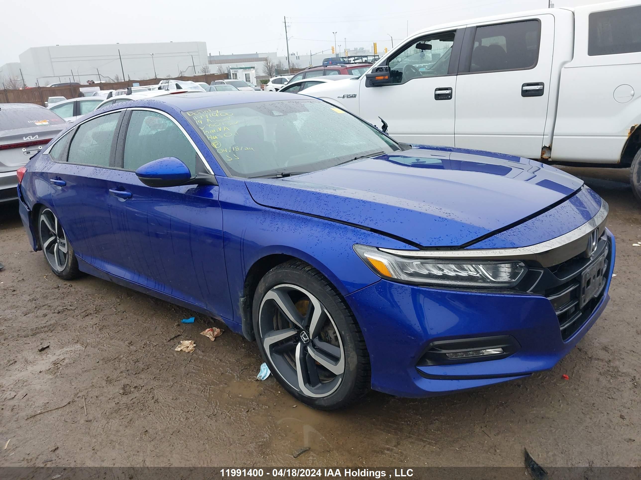 HONDA ACCORD 2019 1hgcv1f39ka801367