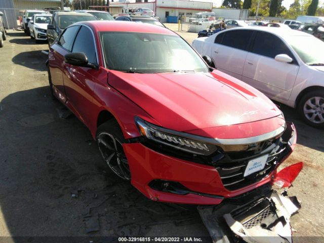 HONDA ACCORD SEDAN 2021 1hgcv1f39ma090126