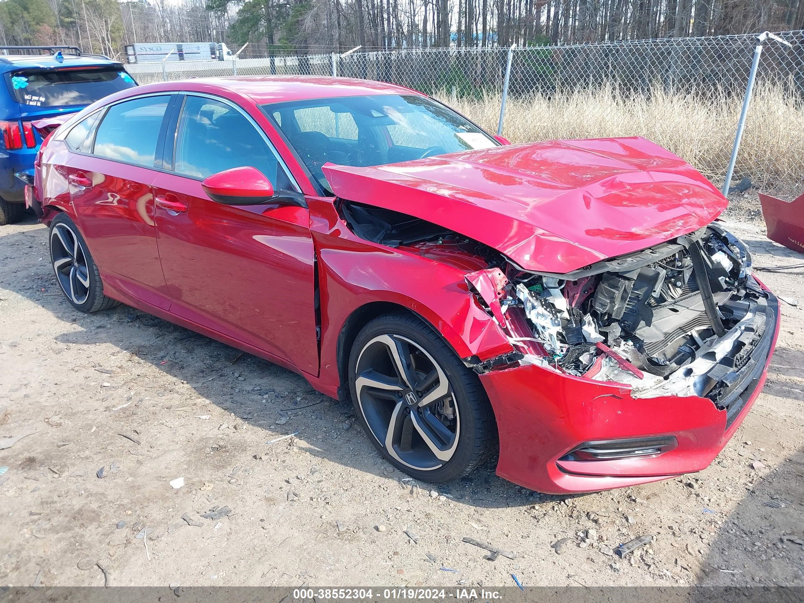 HONDA ACCORD 2018 1hgcv1f3xja257234