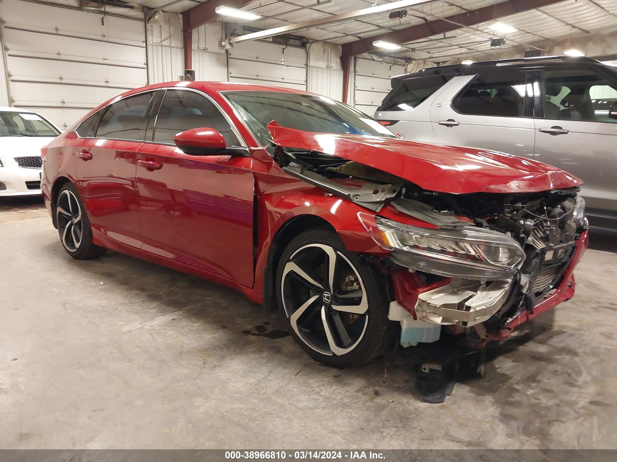 HONDA ACCORD 2019 1hgcv1f3xka001547