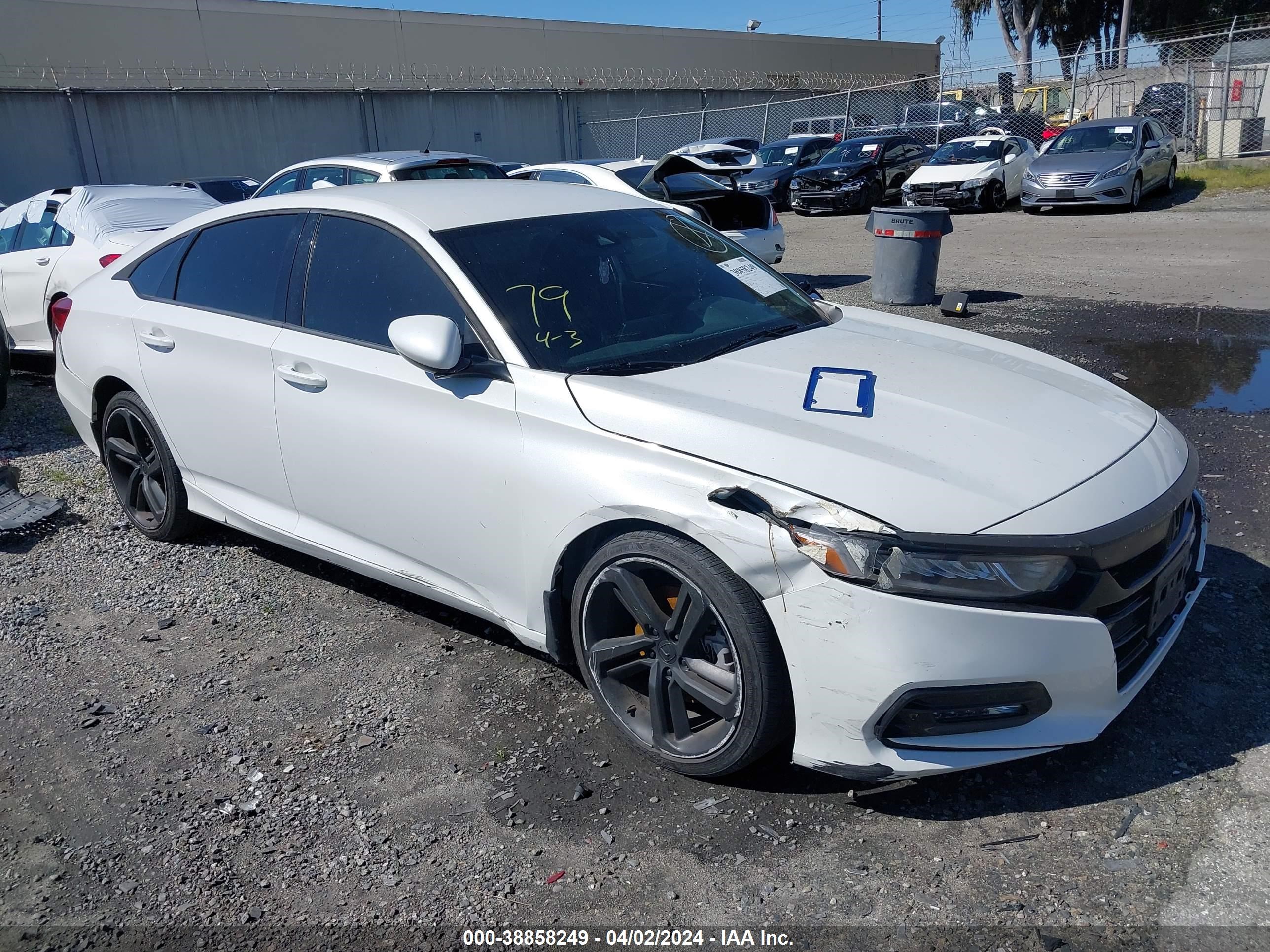 HONDA ACCORD 2019 1hgcv1f3xka132834