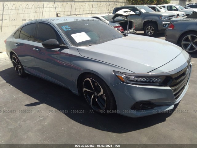 HONDA ACCORD SEDAN 2021 1hgcv1f3xma015290