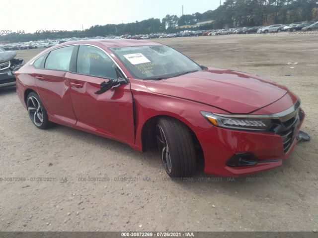 HONDA ACCORD SEDAN 2021 1hgcv1f3xma040738