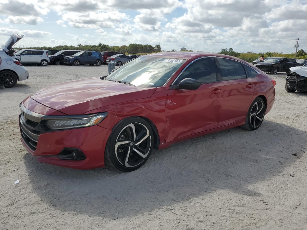 HONDA ACCORD 2021 1hgcv1f3xma045406