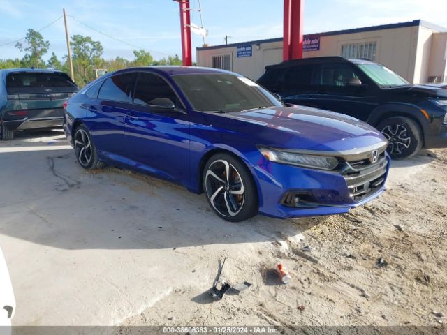 HONDA ACCORD 2021 1hgcv1f3xma100940