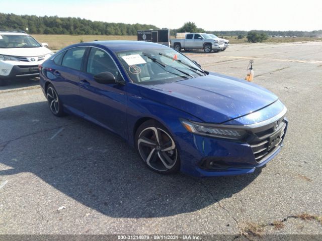 HONDA ACCORD SEDAN 2021 1hgcv1f41ma045545