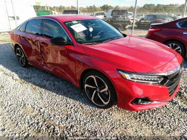 HONDA ACCORD SEDAN 2021 1hgcv1f41ma079954