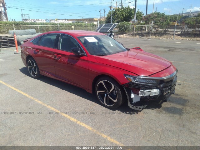 HONDA ACCORD SEDAN 2021 1hgcv1f42ma027250