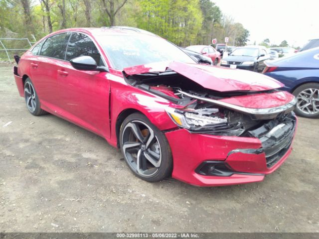 HONDA ACCORD SEDAN 2021 1hgcv1f42ma073385