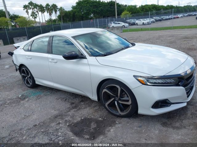 HONDA ACCORD 2021 1hgcv1f43ma113585