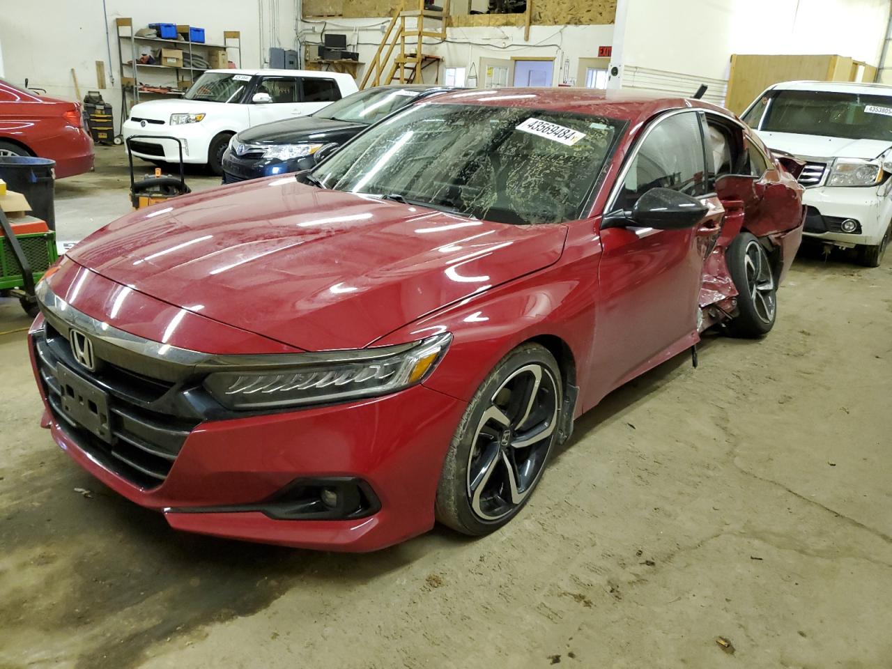 HONDA ACCORD 2021 1hgcv1f44ma058077