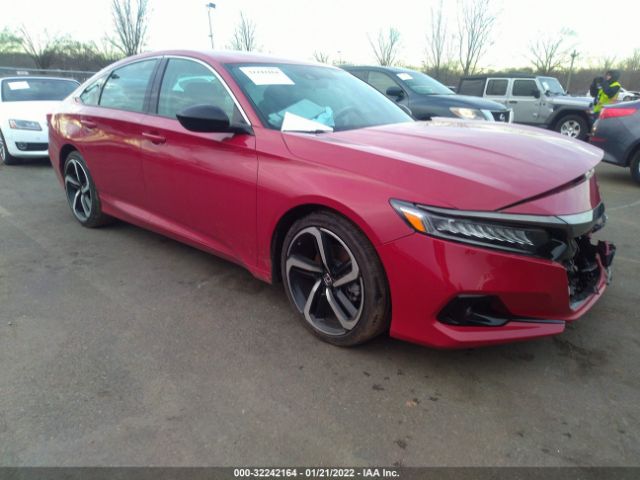 HONDA ACCORD SEDAN 2021 1hgcv1f49ma027455