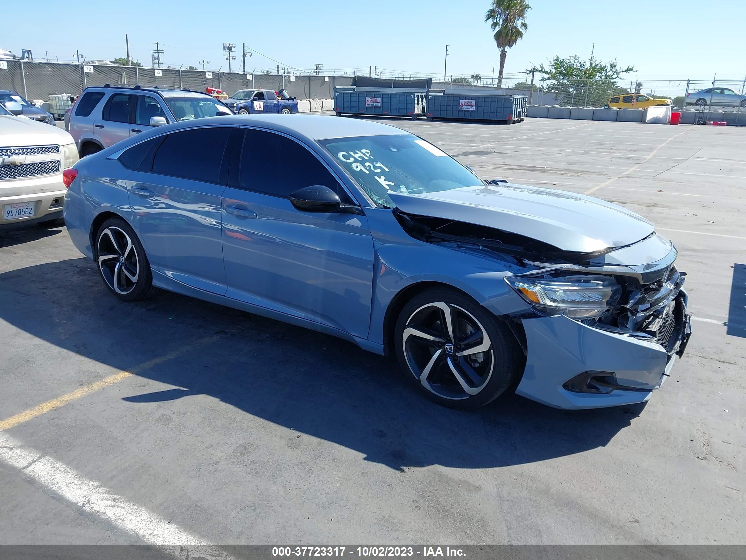 HONDA ACCORD 2021 1hgcv1f49ma123229