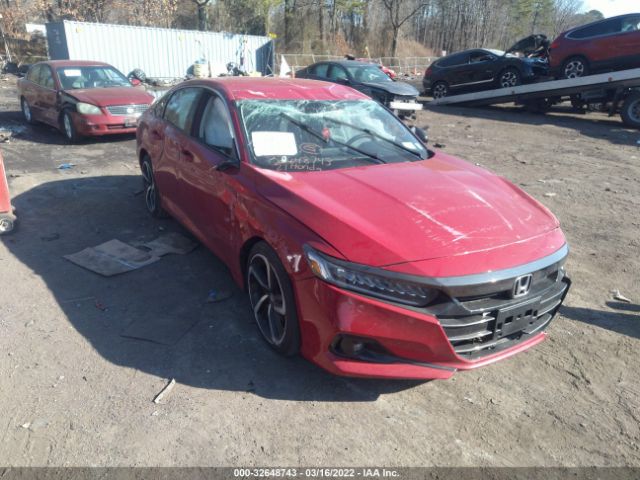 HONDA ACCORD SEDAN 2021 1hgcv1f4xma049030