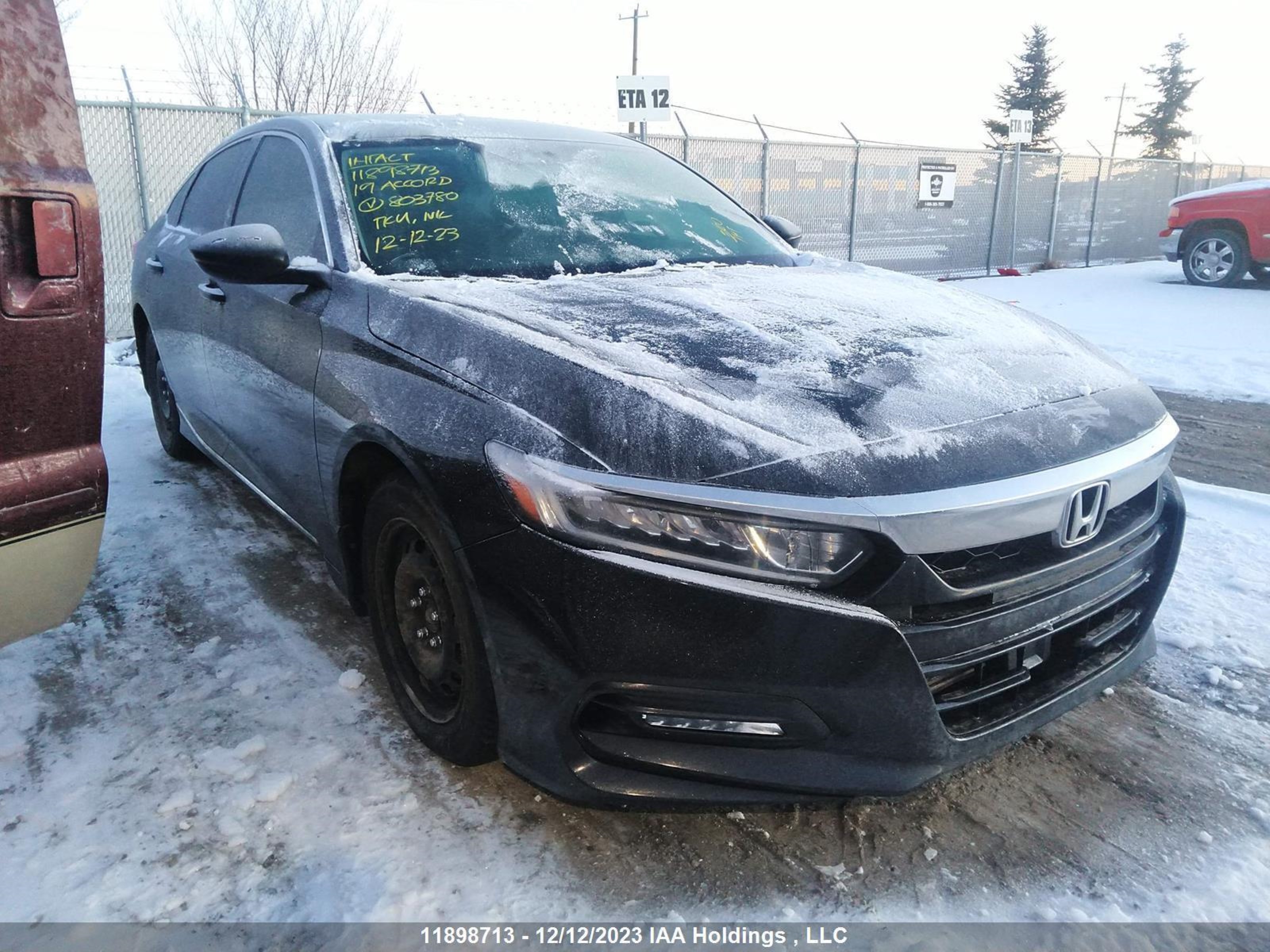 HONDA ACCORD 2019 1hgcv1f53ka803780