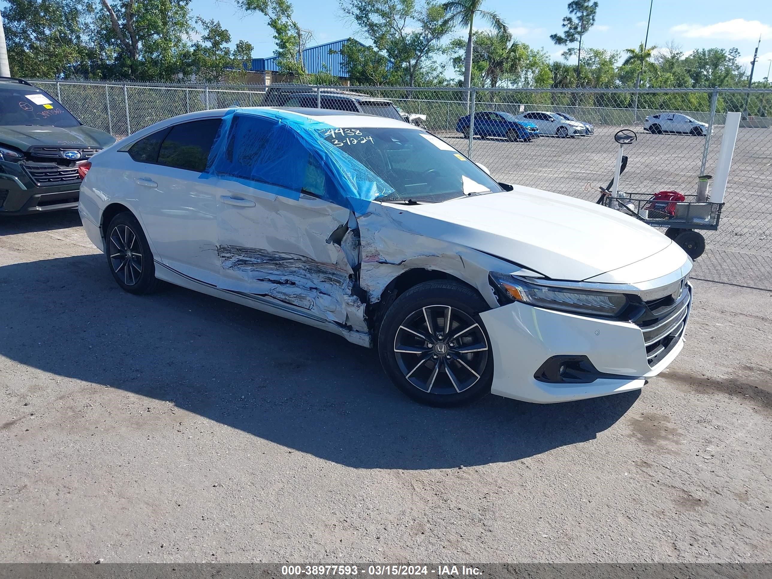 HONDA ACCORD 2021 1hgcv1f56ma064438