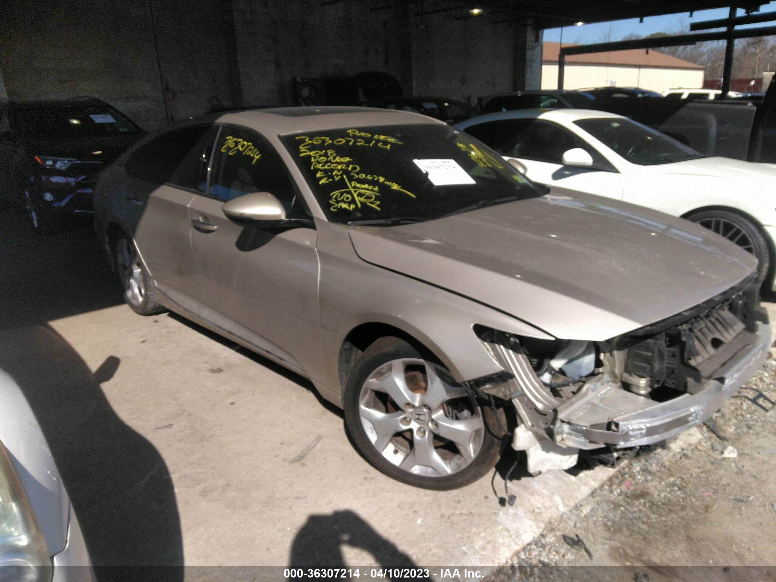 HONDA ACCORD 2018 1hgcv1f94ja097078