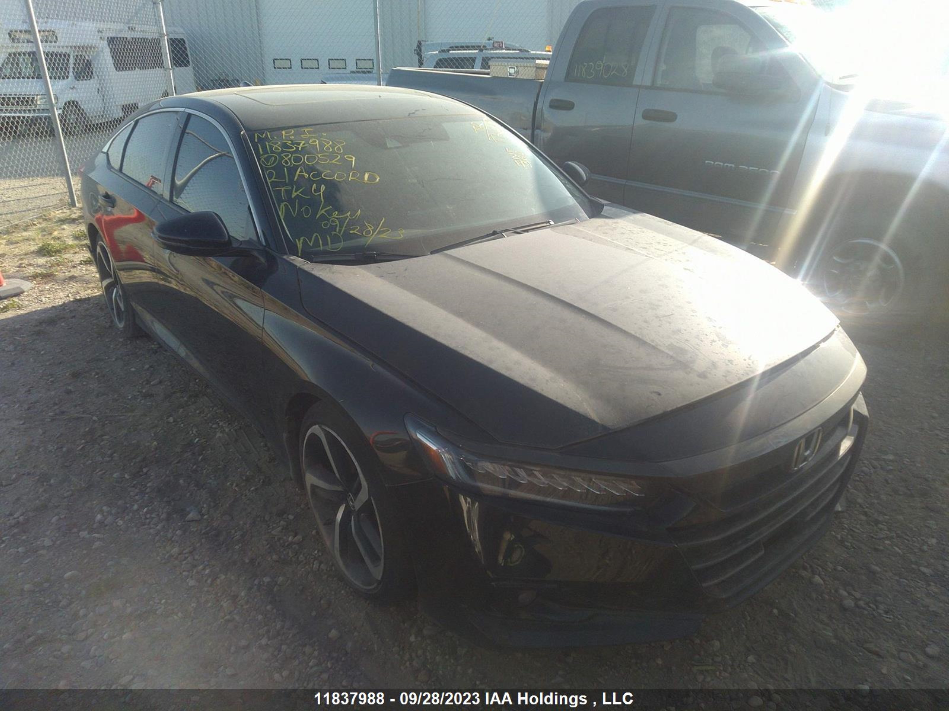 HONDA ACCORD 2021 1hgcv2f33ma800529