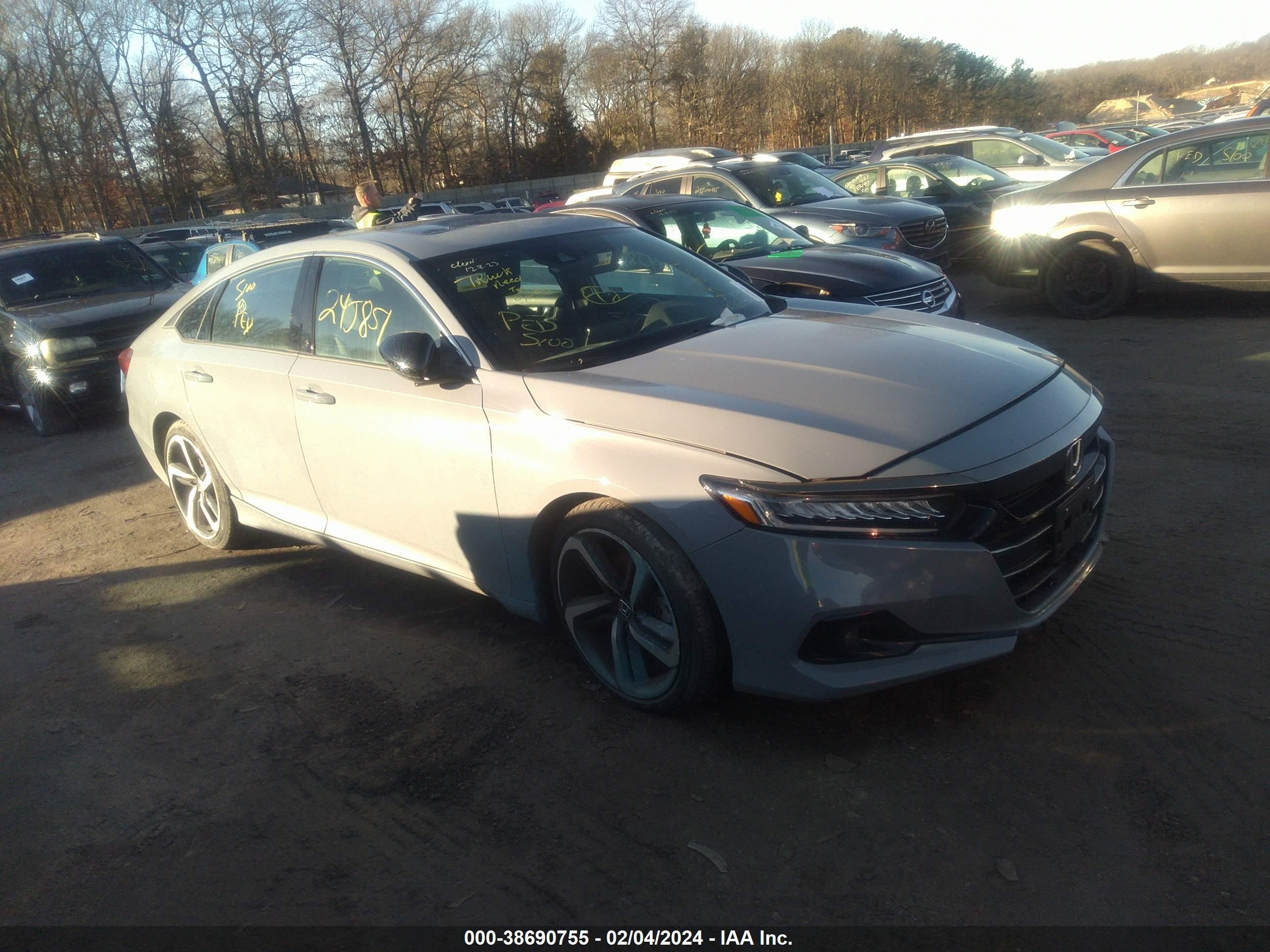 HONDA ACCORD 2021 1hgcv2f34ma018675