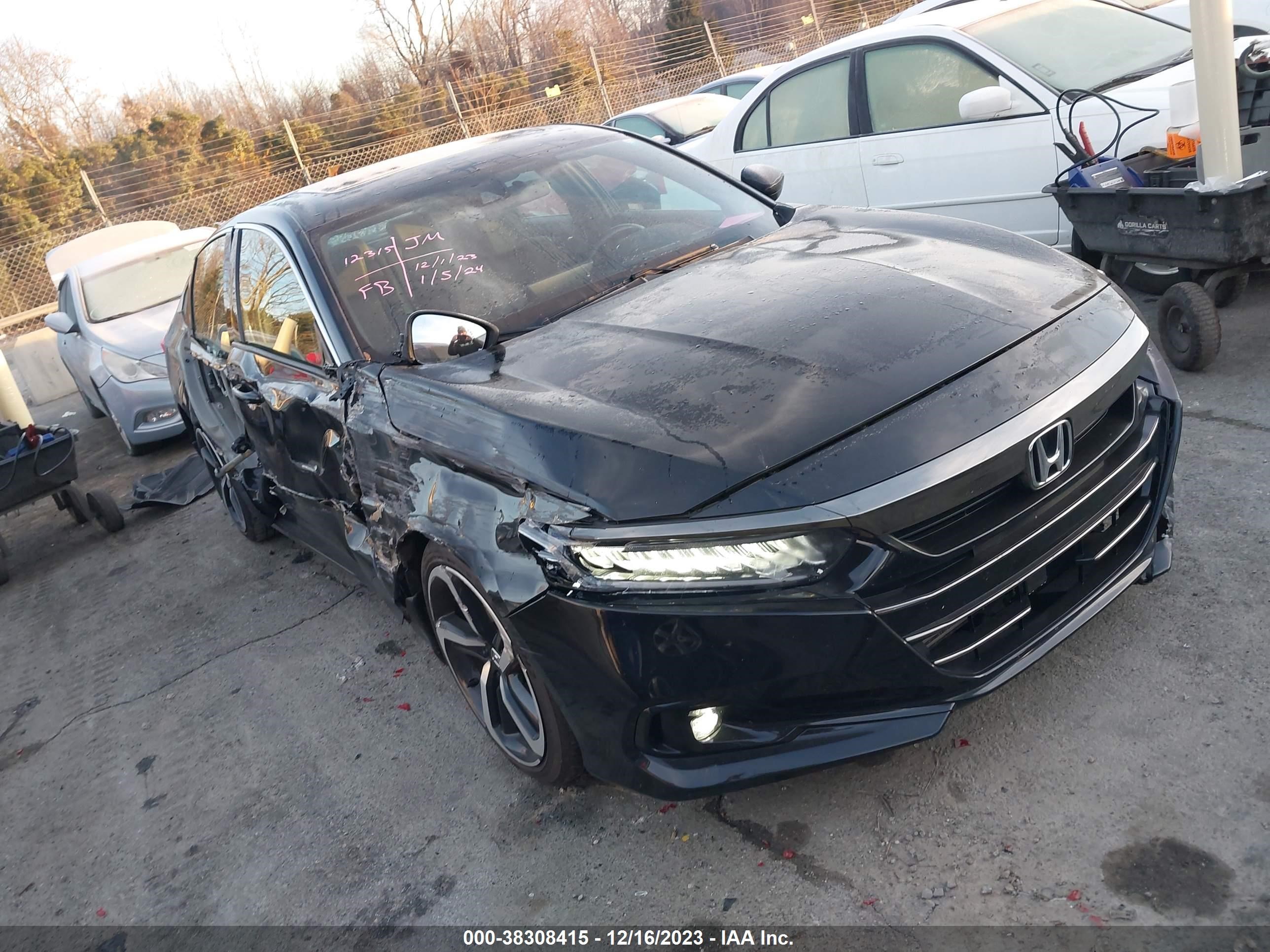 HONDA ACCORD 2021 1hgcv2f36ma014188