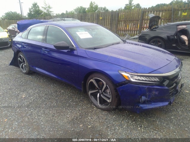 HONDA ACCORD SEDAN 2021 1hgcv2f36ma023750