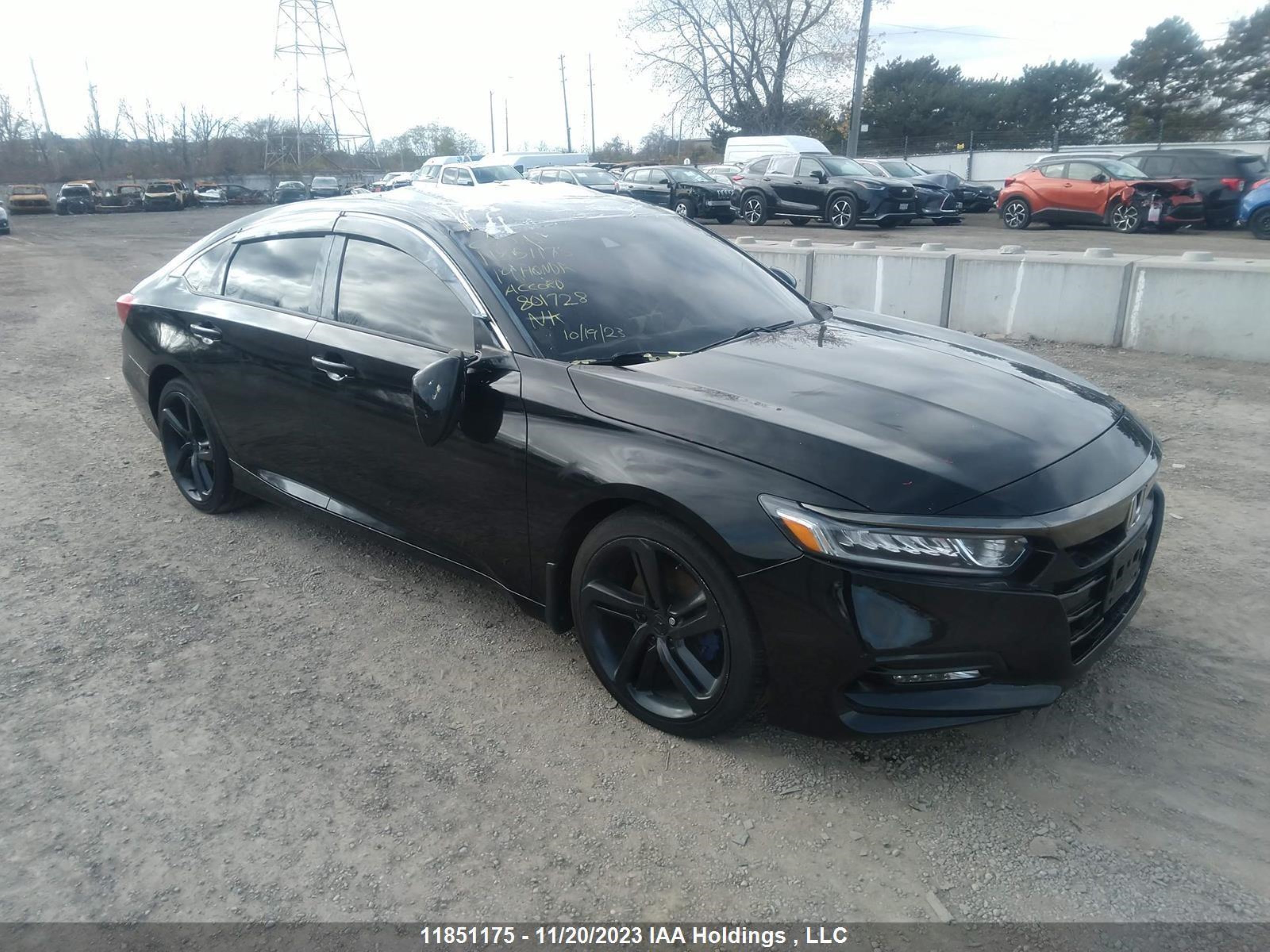 HONDA ACCORD 2019 1hgcv2f37ka801728