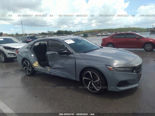 HONDA ACCORD SEDAN 2021 1hgcv2f3xma001296