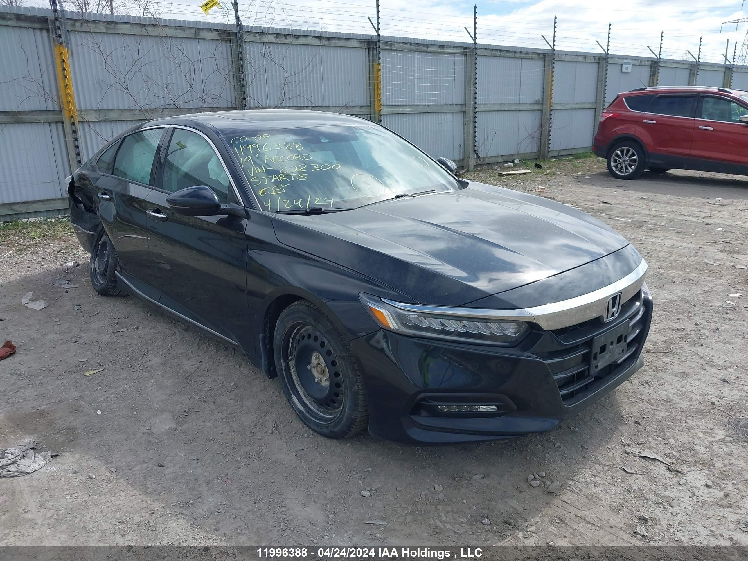 HONDA ACCORD 2019 1hgcv2f91ka802300