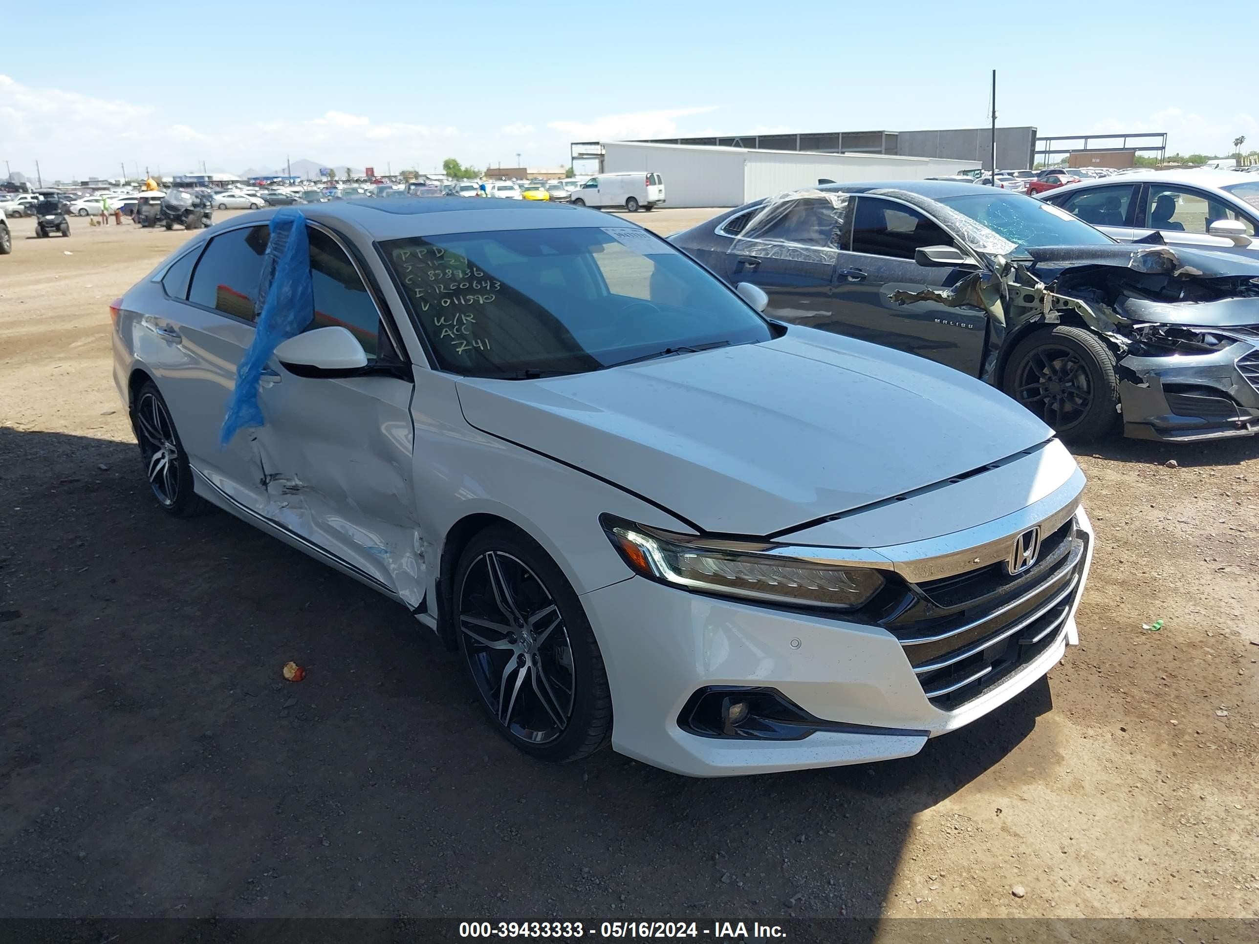 HONDA ACCORD 2021 1hgcv2f9xma011590