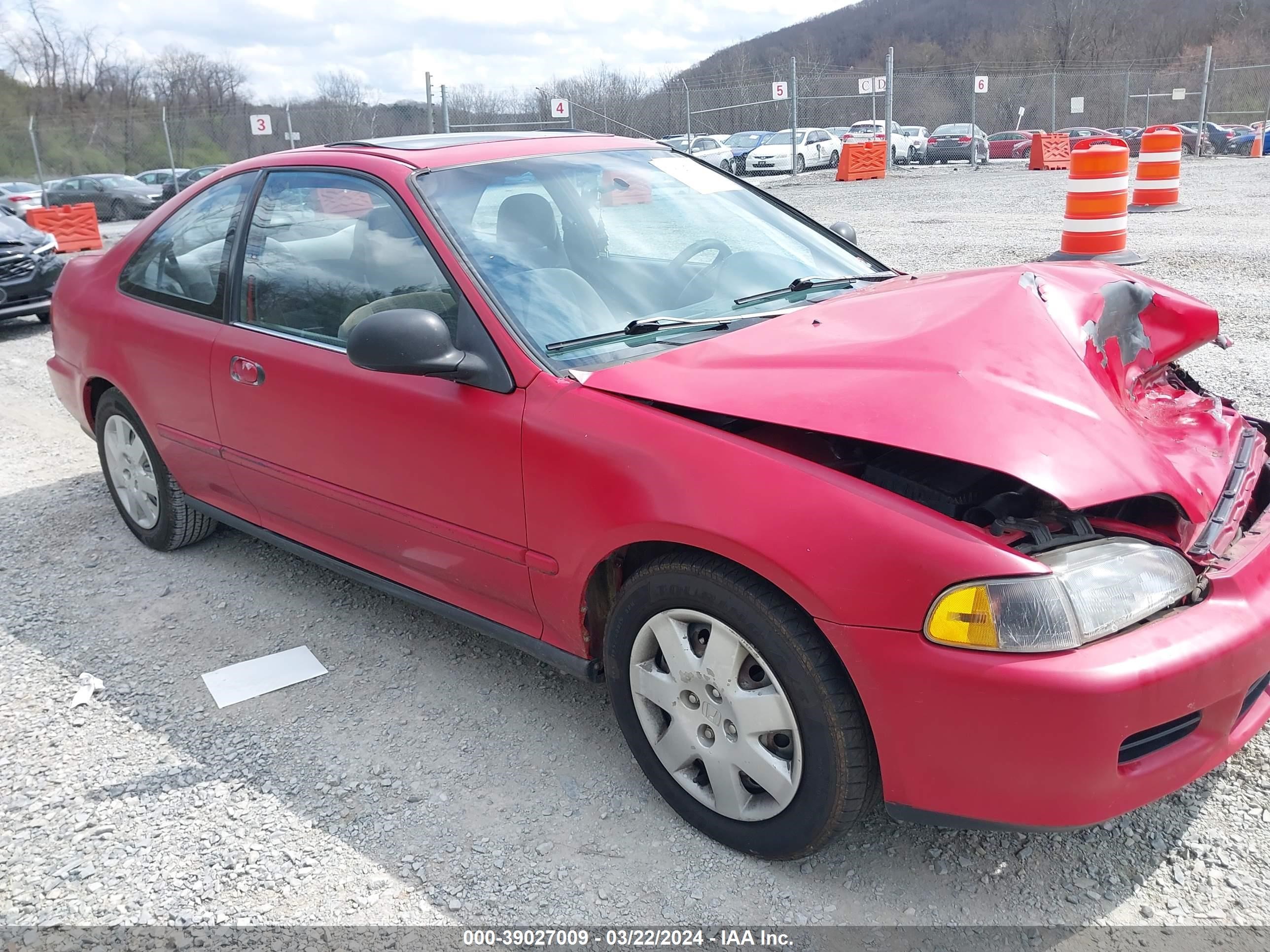 HONDA CIVIC 1995 1hgej122xsl049765