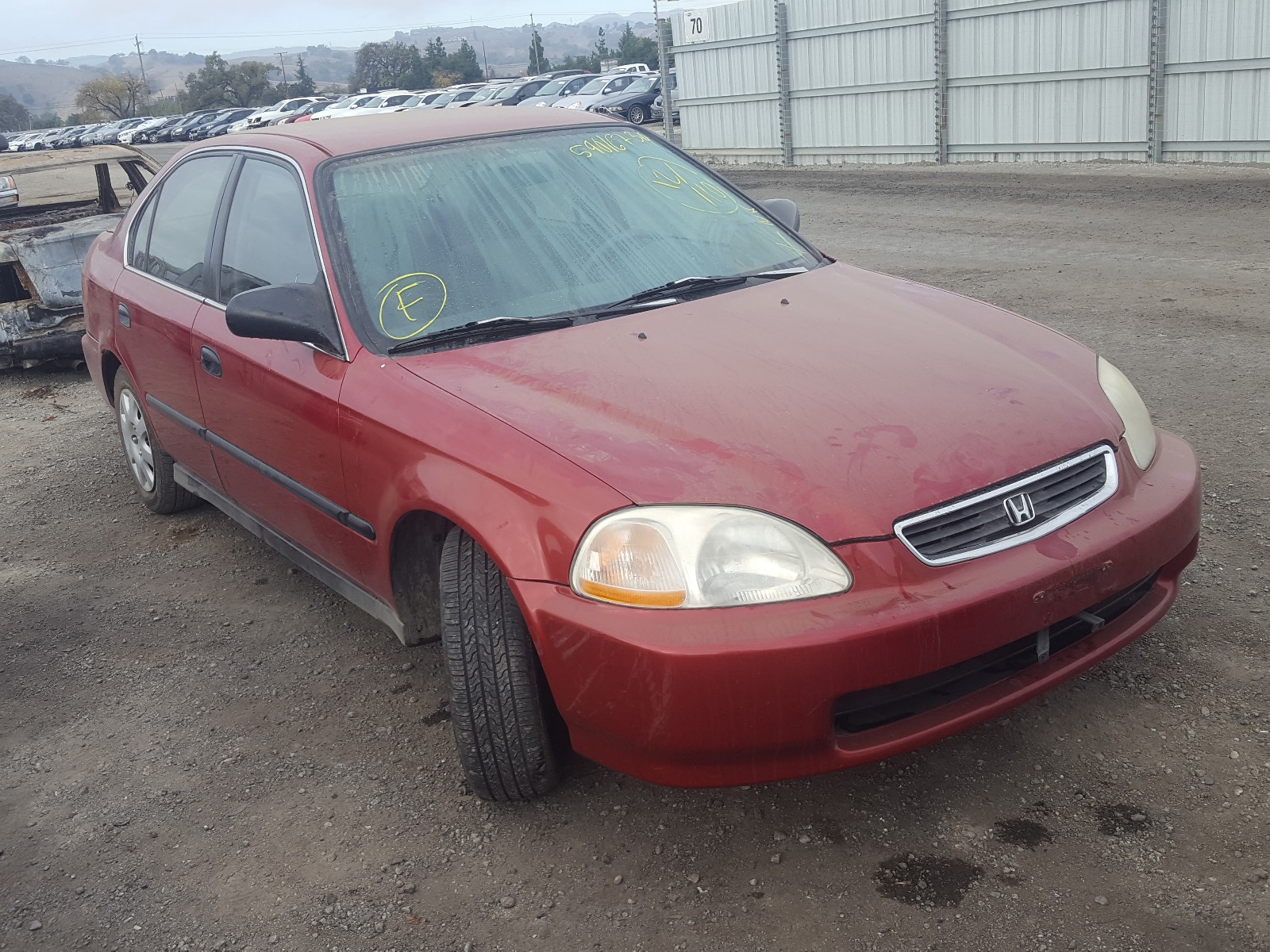 HONDA CIVIC LX 1998 1hgej6570wl031124