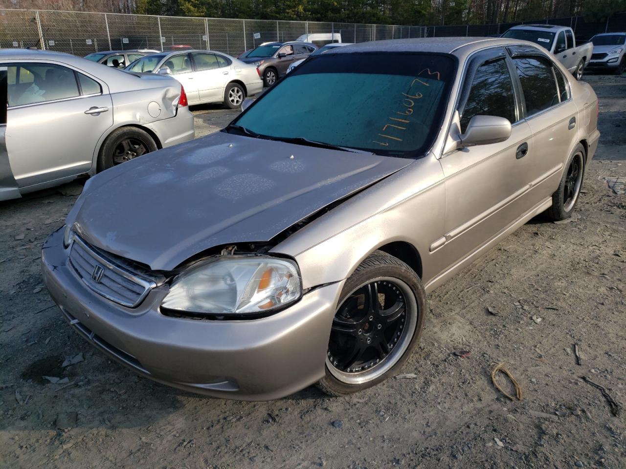 HONDA CIVIC 2000 1hgej6573yl070468