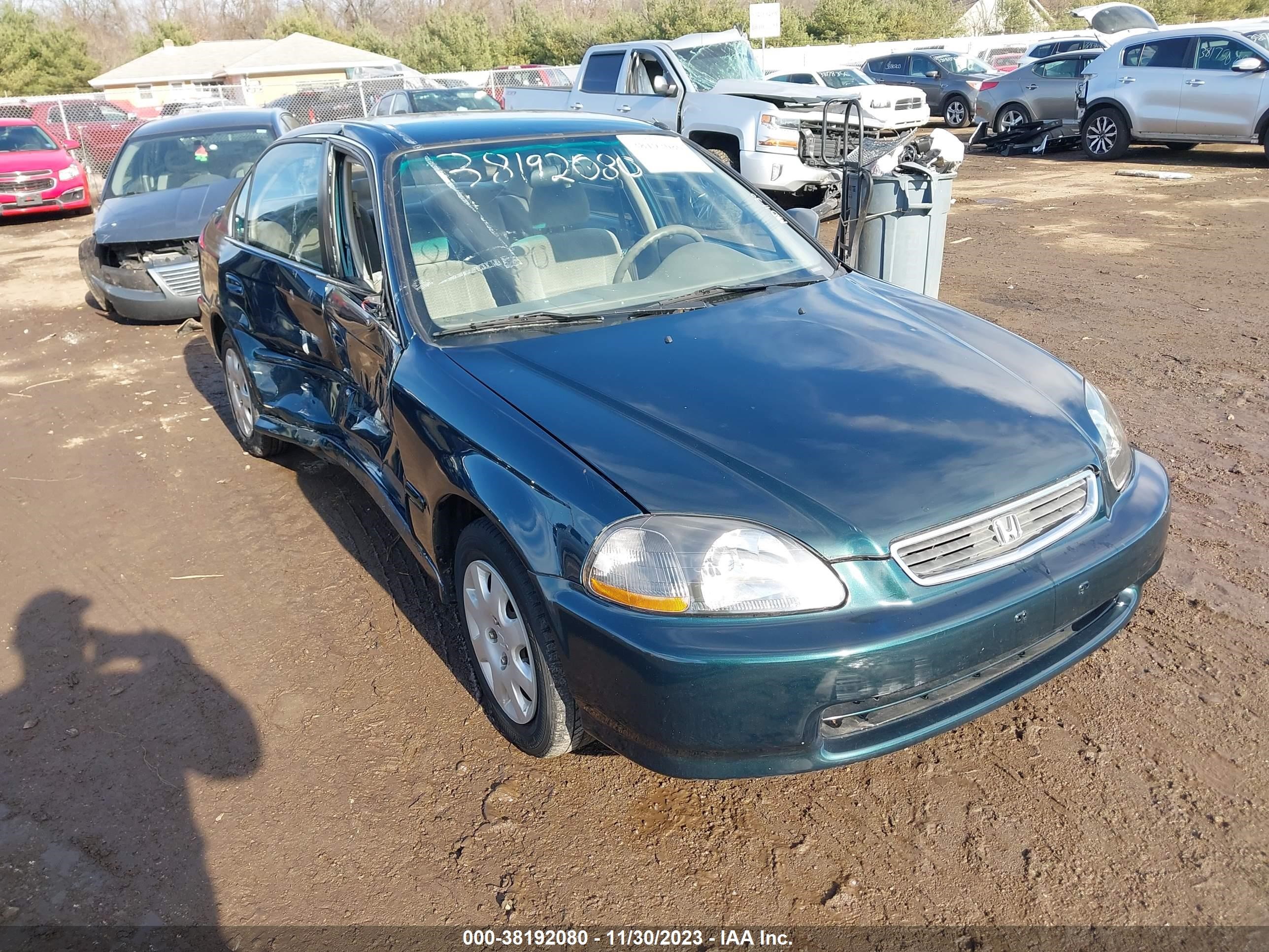 HONDA CIVIC 1998 1hgej6670wl054529