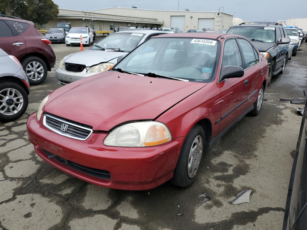 HONDA CIVIC 1997 1hgej6671vl016547