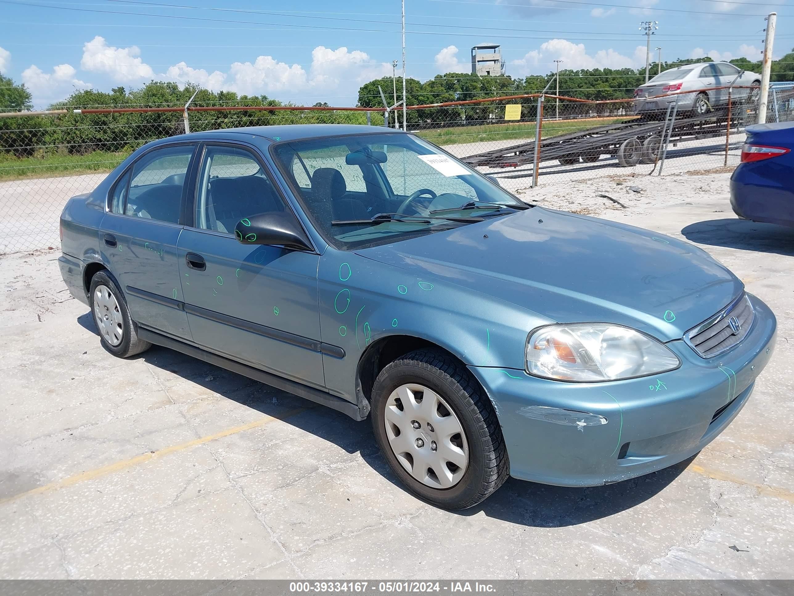 HONDA CIVIC 2000 1hgej6672yl035998