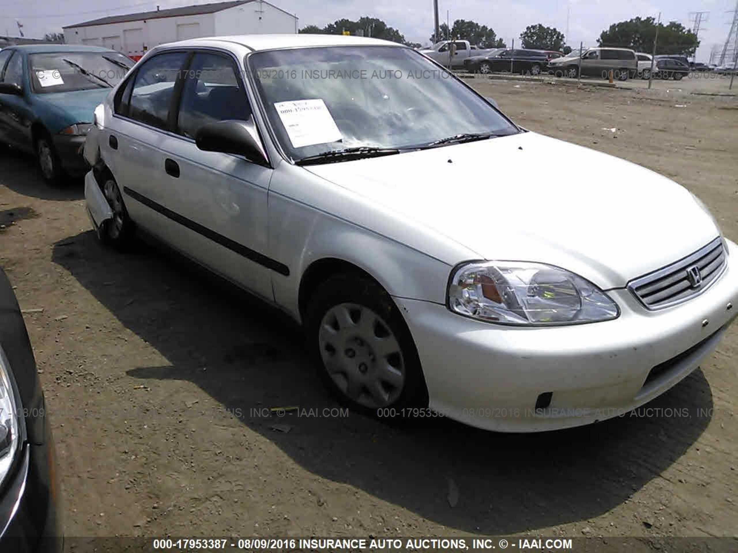 HONDA CIVIC 1999 1hgej6673xl060777