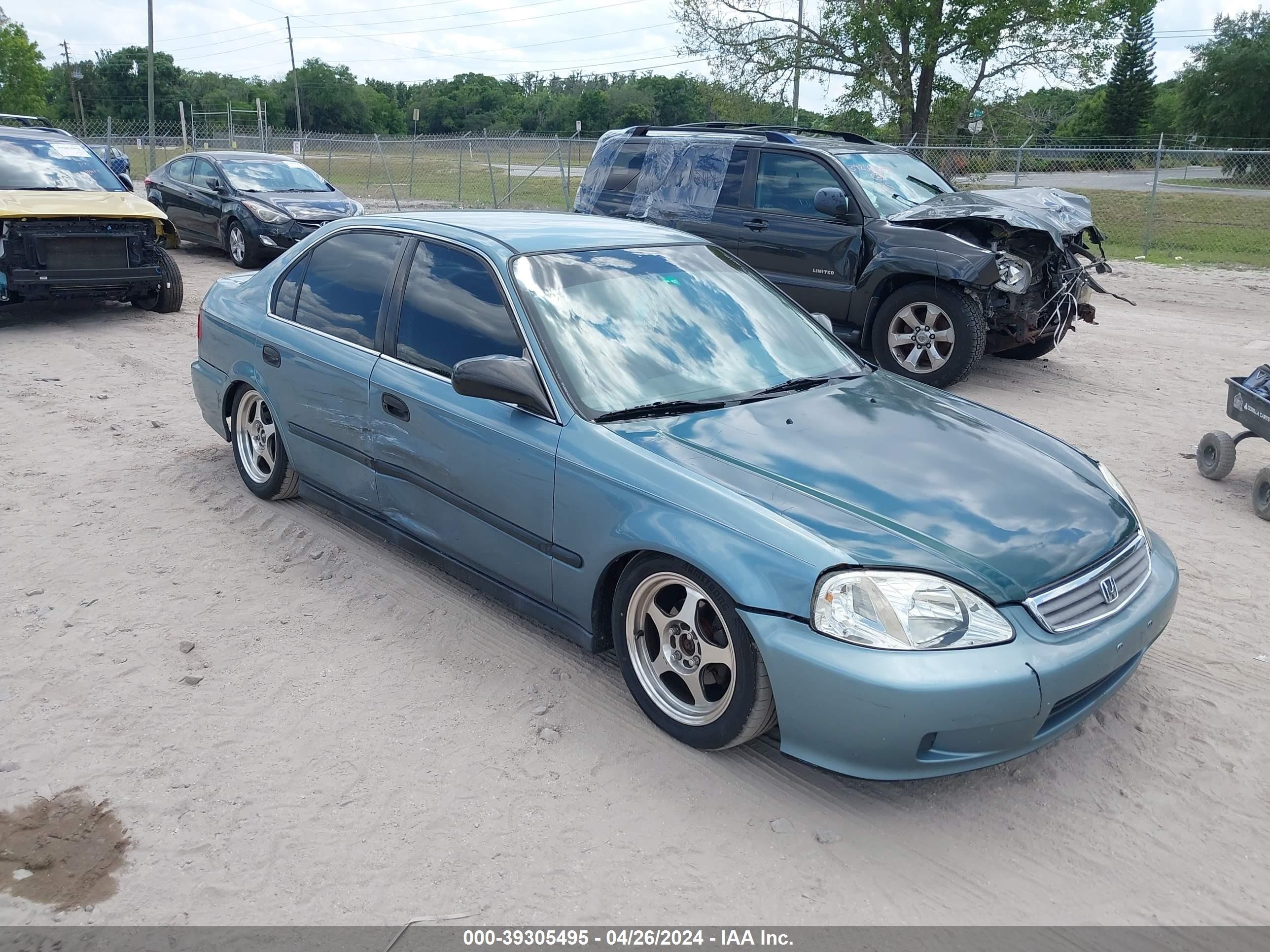 HONDA CIVIC 2000 1hgej6674yl046243