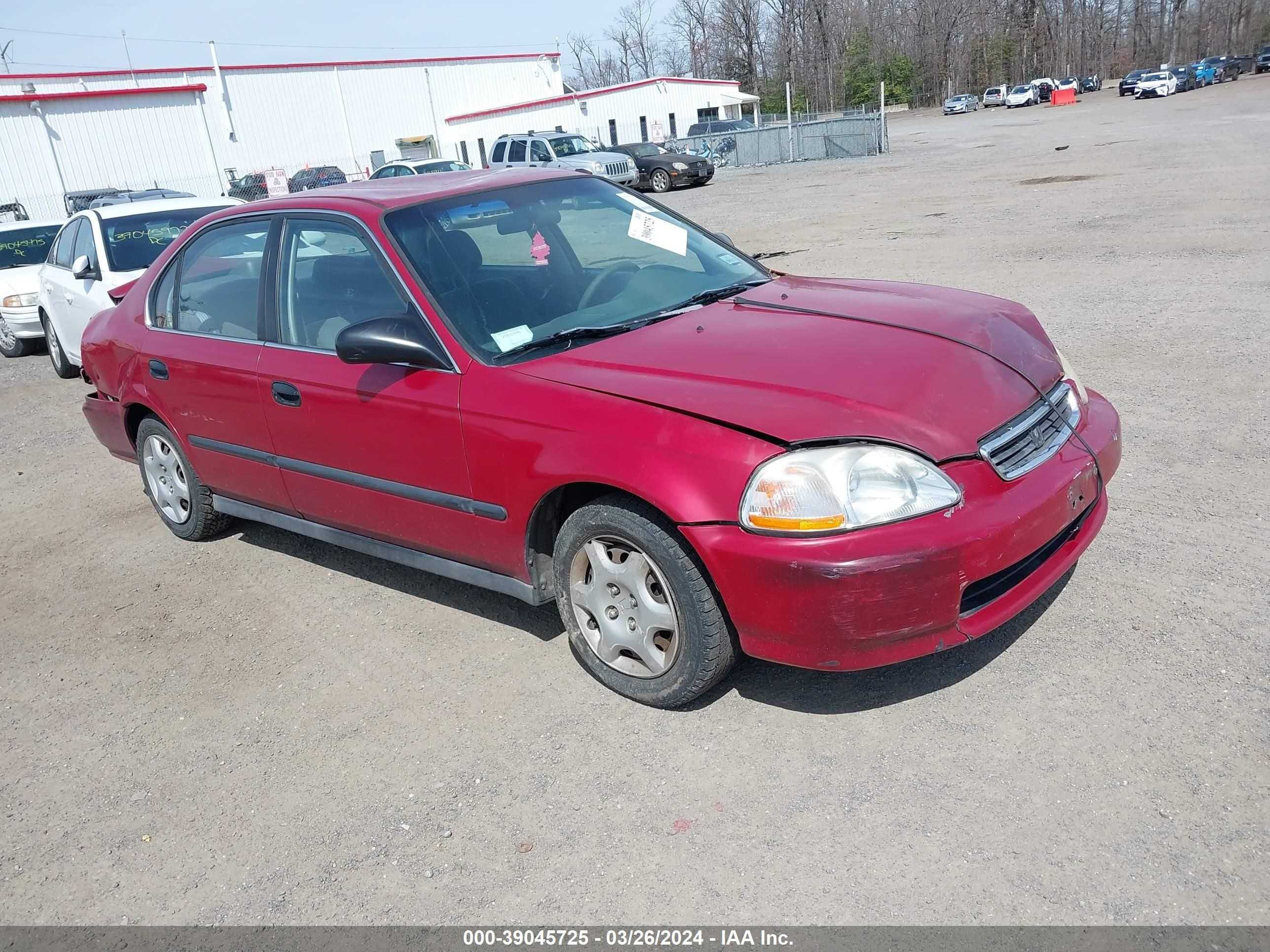 HONDA CIVIC 1998 1hgej6675wl020778